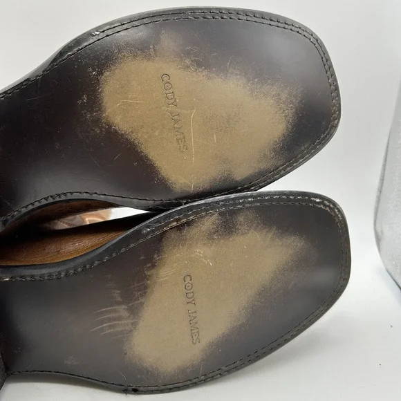 Cody James Boots Mens Size 13D BCJFA18P2 Western Cowboy Square Toe Leather Brown - Picture 7 of 15